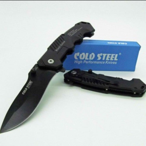 Pocket Knife Blade Blacken Aluminum Handle